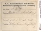 Etiketten zu Markasit (NHMW-MIN-Ak29)